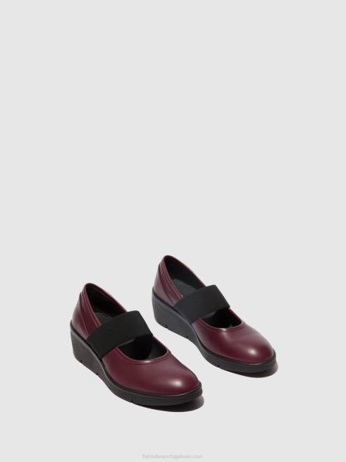 bordeaux L02L686 sapatos elásticos nara547 Fly London mulheres