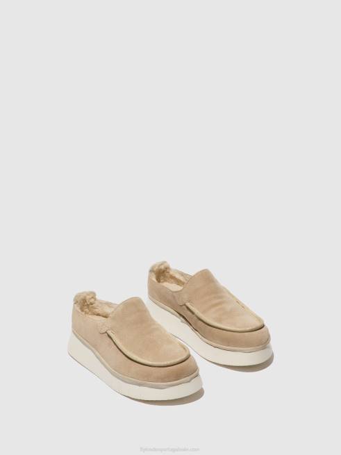 creme L02L688 sapatos fechados ceze361000 Fly London mulheres