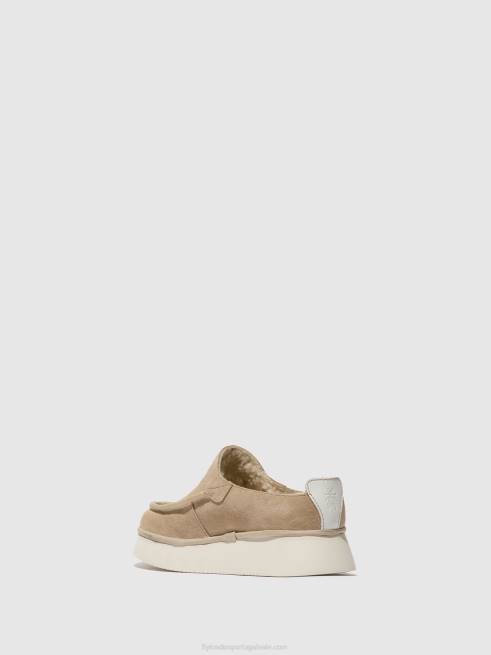 creme L02L688 sapatos fechados ceze361000 Fly London mulheres