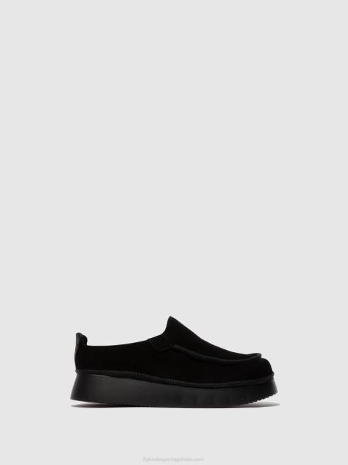 preto L02L693 sapato fechado ceze361 Fly London mulheres