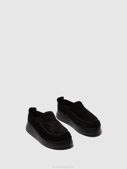 preto L02L693 sapato fechado ceze361 Fly London mulheres