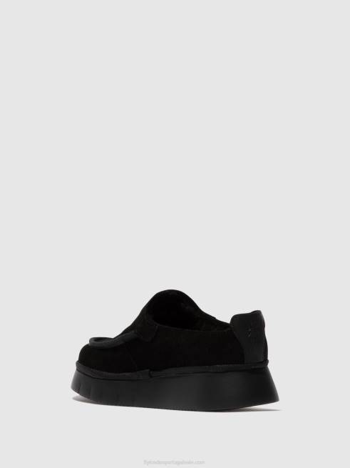 preto L02L693 sapato fechado ceze361 Fly London mulheres