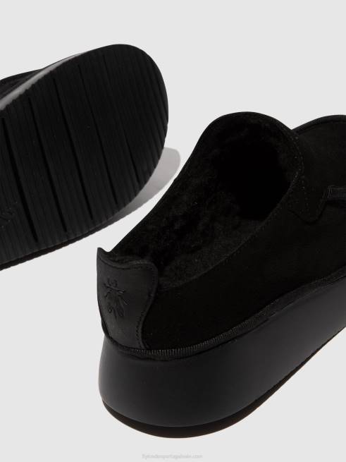 preto L02L693 sapato fechado ceze361 Fly London mulheres