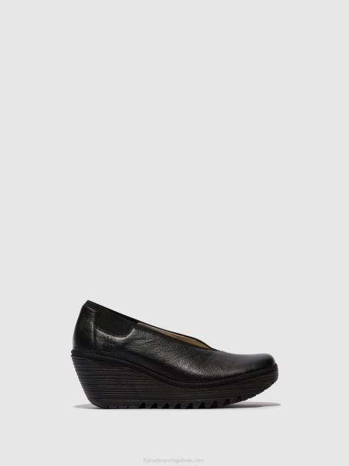 preto L02L630 sapato sem cadarço yoza438 Fly London mulheres