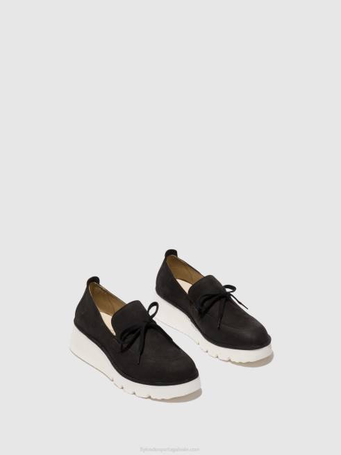 preto L02L635 sapatilha popi436 Fly London mulheres