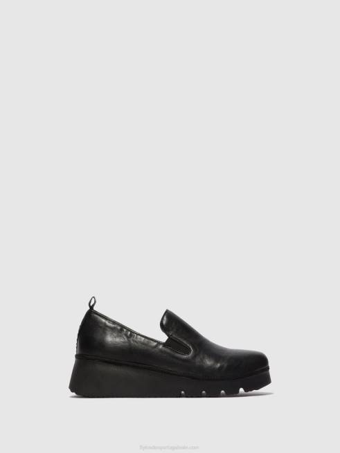 preto L02L664 sapato sem cadarço pece406 Fly London mulheres