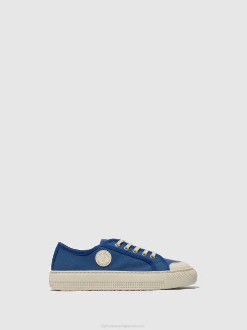 azul L02L738 tênis com cadarço tere557 Fly London mulheres