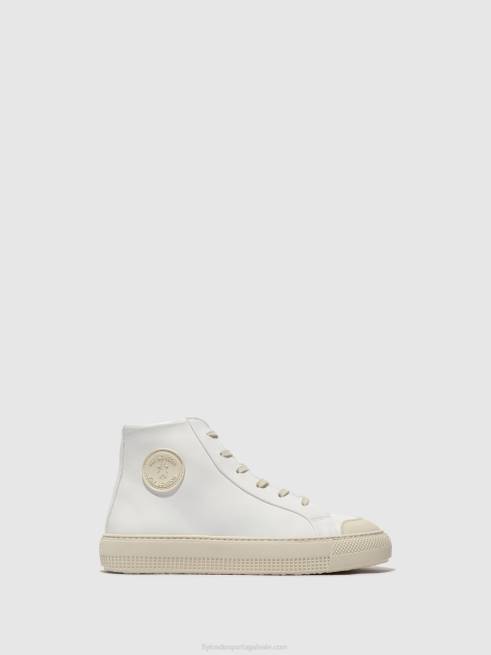 branco L02L729 tênis hi-top topy586 Fly London mulheres