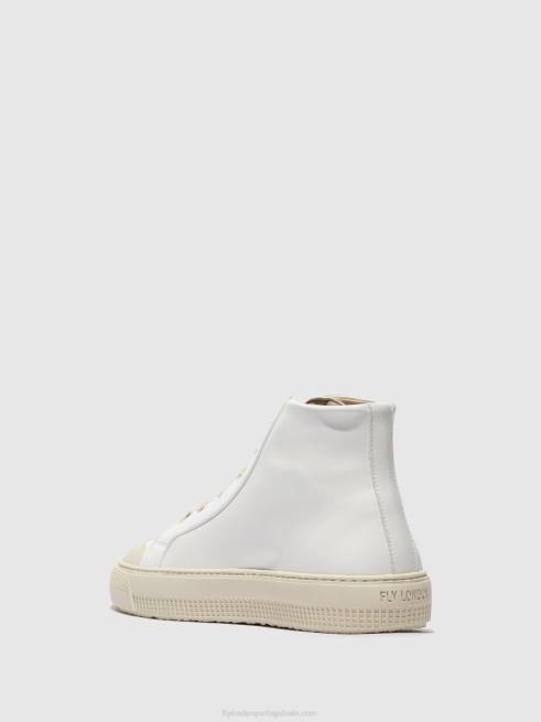 branco L02L729 tênis hi-top topy586 Fly London mulheres