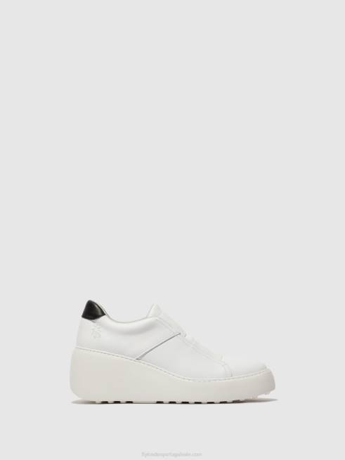 branco L02L732 tênis elásticos dito581 Fly London mulheres
