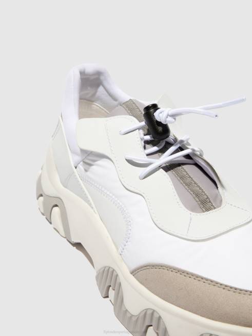 multi esbranquiçado L02L769 tênis elástico fian634 Fly London mulheres