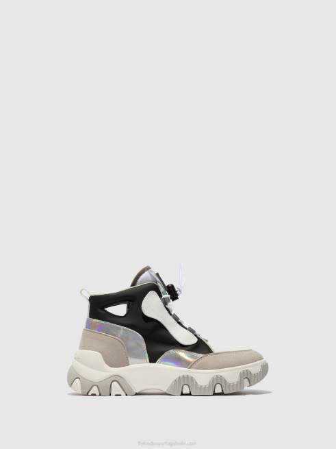 multi esbranquiçado L02L775 tênis hi-top feny633 Fly London mulheres