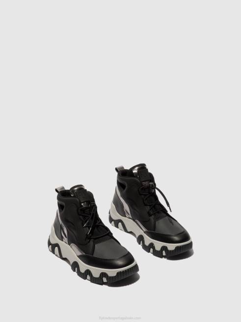 multi preto L02L771 tênis hi-top feny633 Fly London mulheres