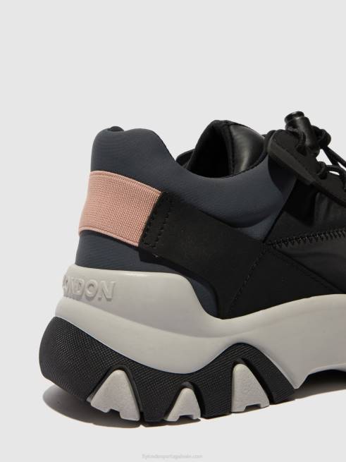 multi preto L02L772 tênis elástico fian634 Fly London mulheres