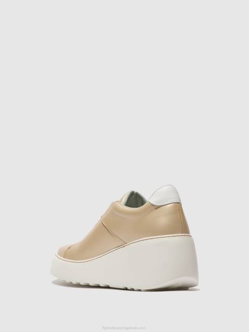 ouro L02L731 tênis elásticos dito581 Fly London mulheres