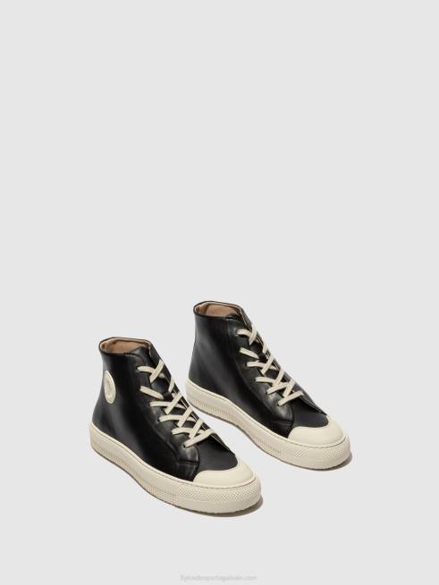 preto L02L726 tênis hi-top topy586 Fly London mulheres