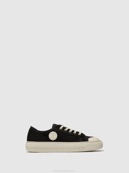 preto L02L742 tênis com cadarço tere557 Fly London mulheres