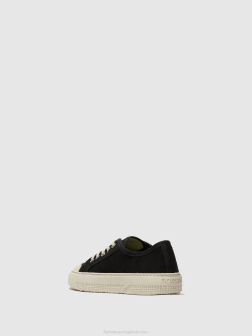 preto L02L742 tênis com cadarço tere557 Fly London mulheres