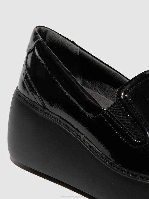preto L02L746 tênis sem cadarço deca459 Fly London mulheres