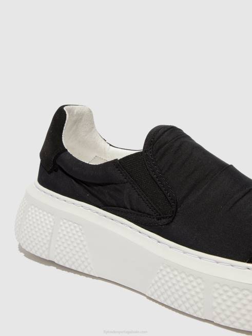 preto L02L752 tênis sem cadarço elin509 Fly London mulheres