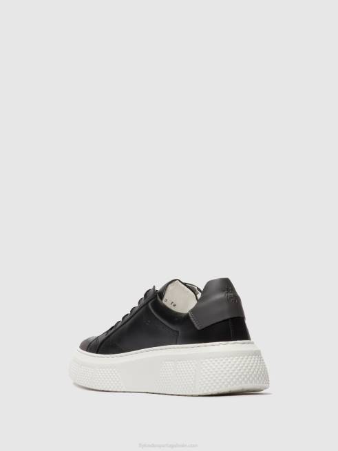 preto L02L760 tênis com cadarço emmy510 Fly London mulheres